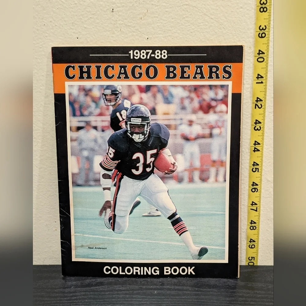 Chicago Bears Coloring Book - Black and Orange